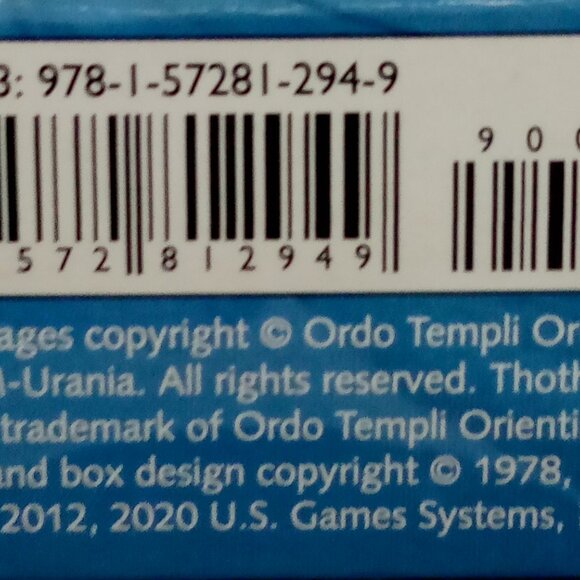 Swiss Pocket Toth Tarot by US Games used only once - Picture 4 of 4